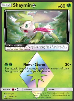 Shaymin ◇, Team Up #10/181
