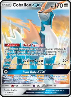Cobalion GX, Team Up #106/181