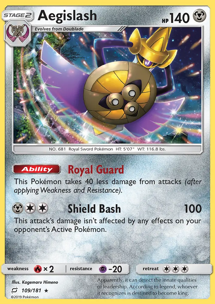 Aegislash, Team Up #109