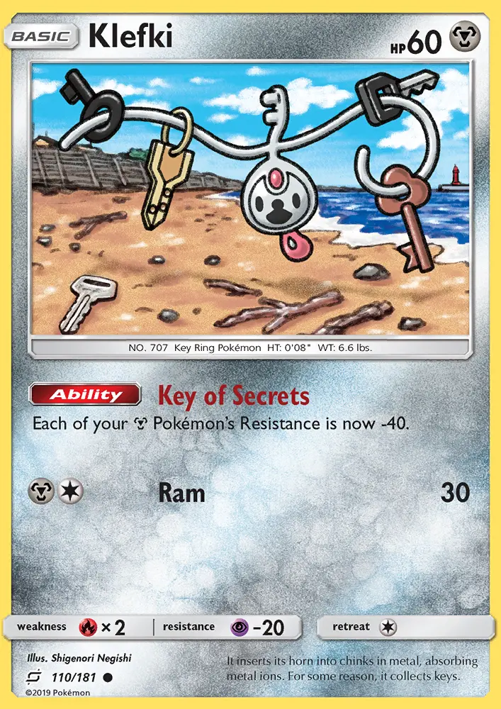 Klefki, Team Up #110