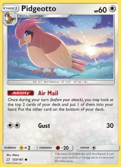 Pidgeotto, Team Up #123/181