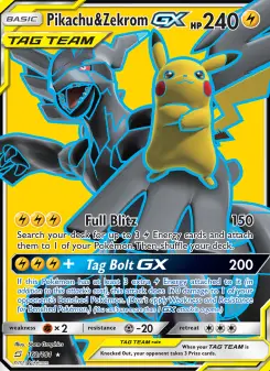 Pikachu & Zekrom GX, Team Up #162/181