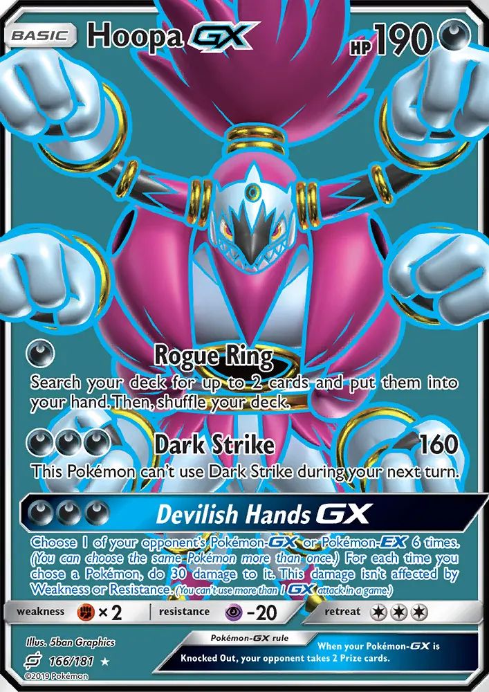 Hoopa GX, Team Up #166