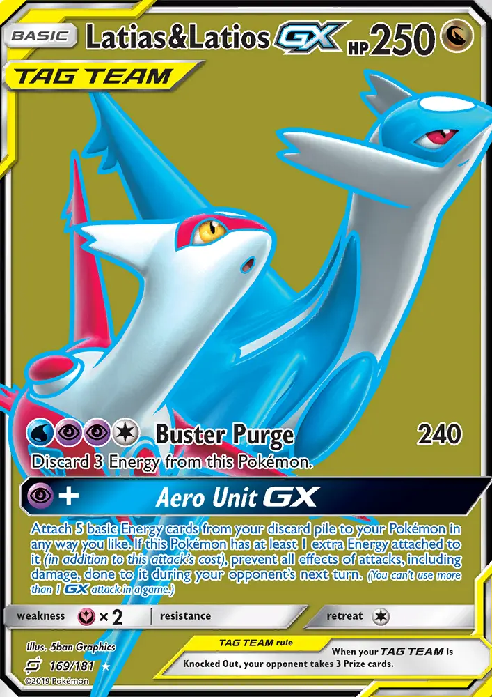 Latias & Latios GX, Team Up #169