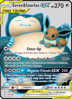 Eevee & Snorlax GX, Team Up #171/181