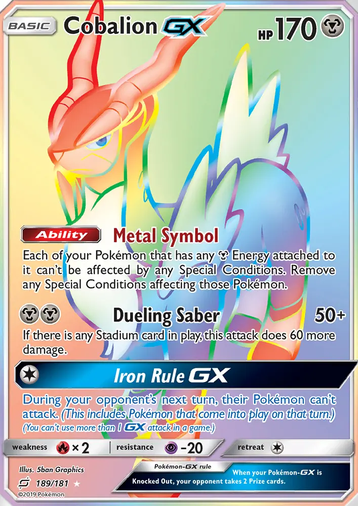 Cobalion GX, Team Up #189