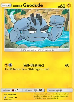 Alolan Geodude, Team Up #34/181