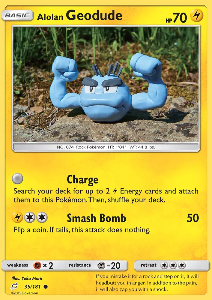Alolan Geodude, Team Up #35