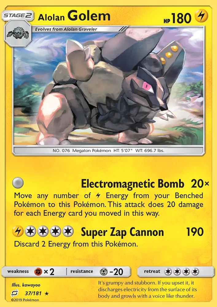 Alolan Golem, Team Up #37
