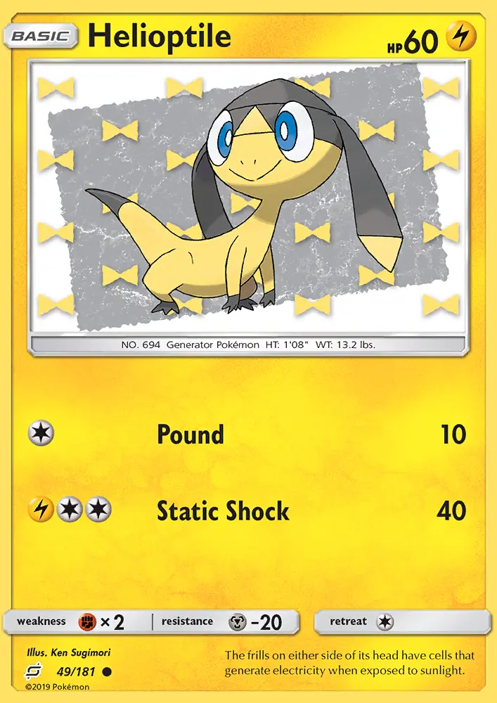 Helioptile, Team Up #49