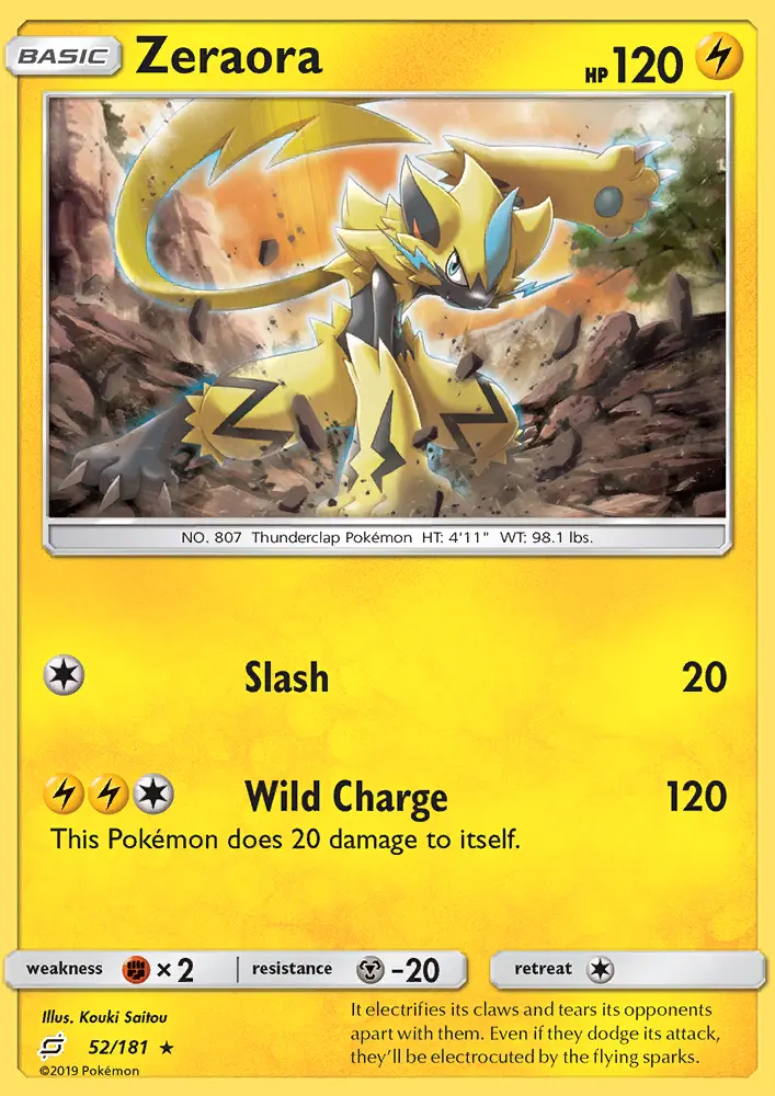 Zeraora, Team Up #52