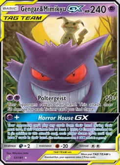 Gengar & Mimikyu GX, Team Up #53/181