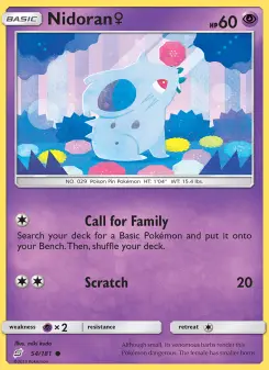 Nidoran♀, Team Up #54/181