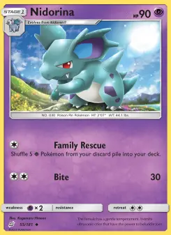 Nidorina, Team Up #55/181