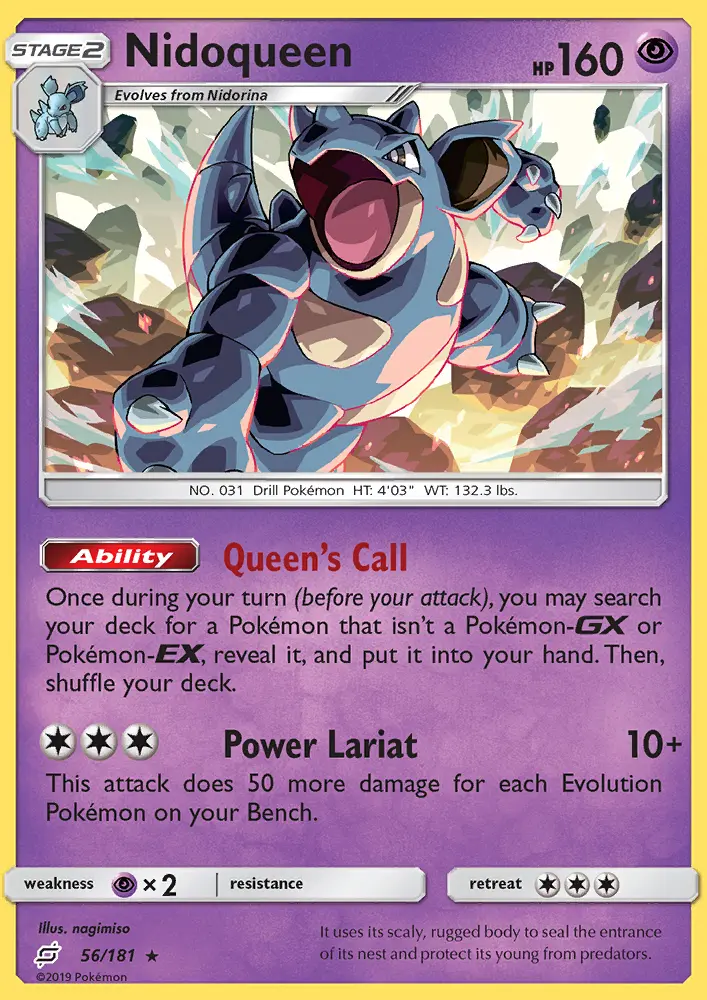 Nidoqueen, Team Up #56
