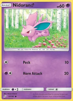 Nidoran♂, Team Up #57/181