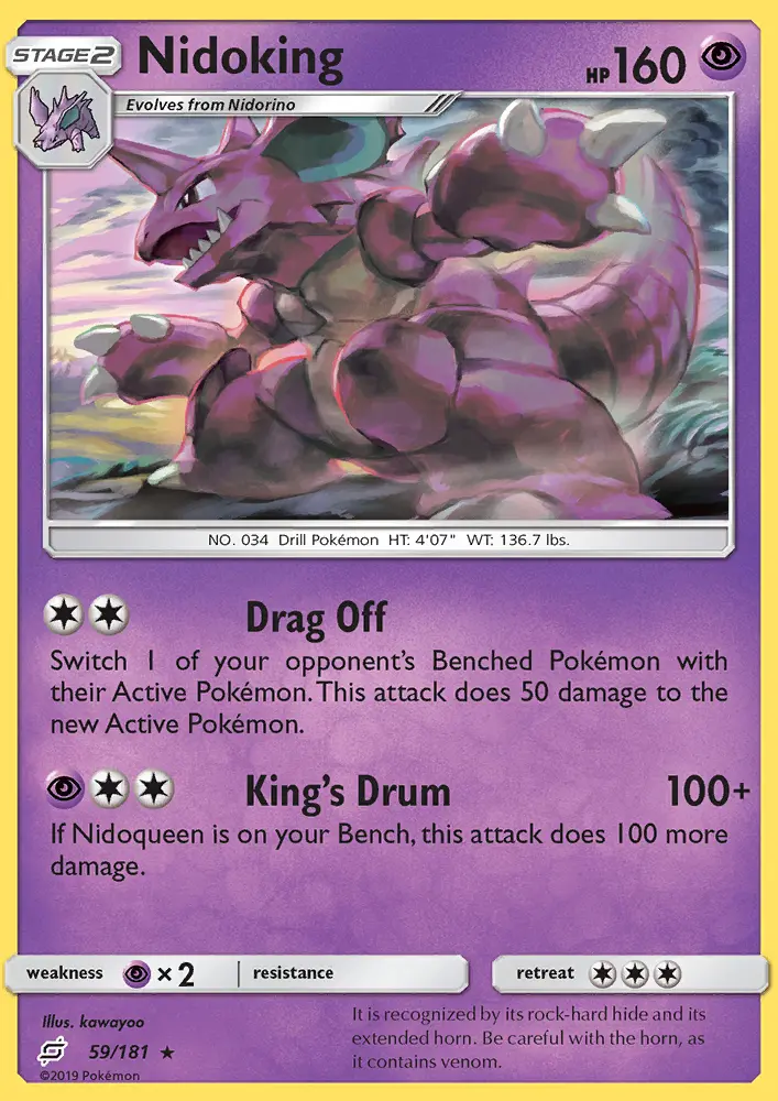 Nidoking, Team Up #59