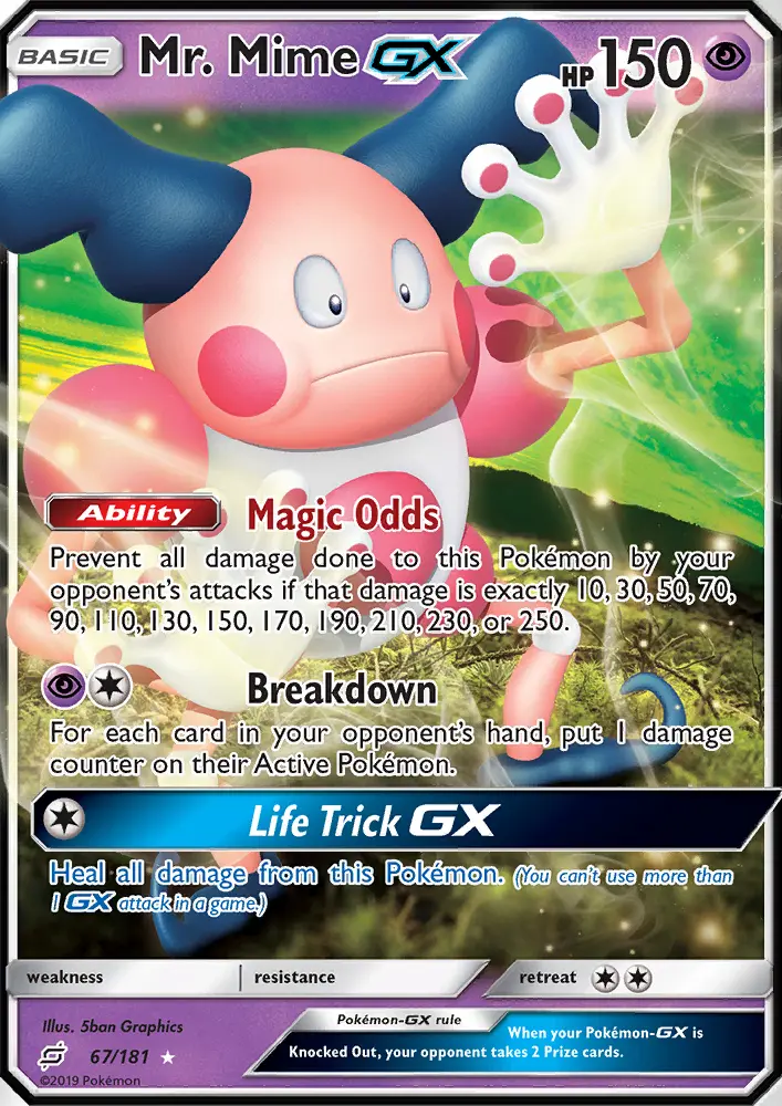 Mr. Mime GX, Team Up #67
