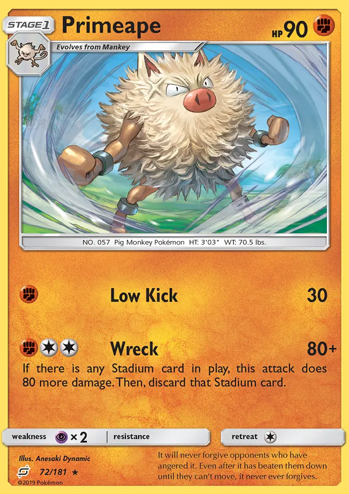 Primeape, Team Up #72