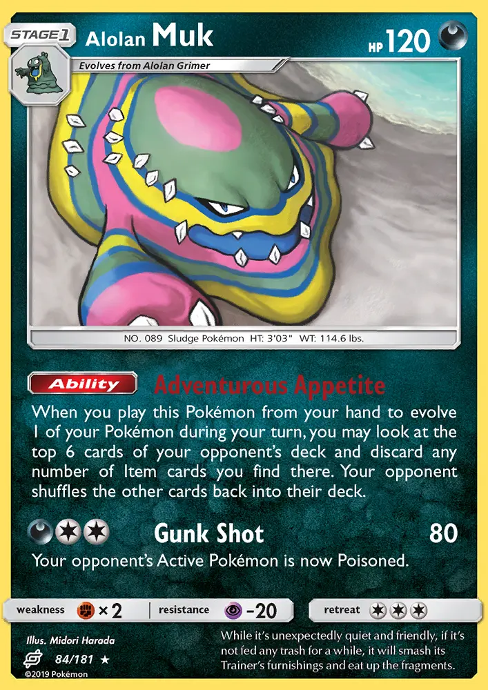 Alolan Muk, Team Up #84