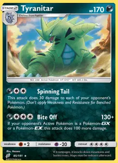 Tyranitar, Team Up #85/181