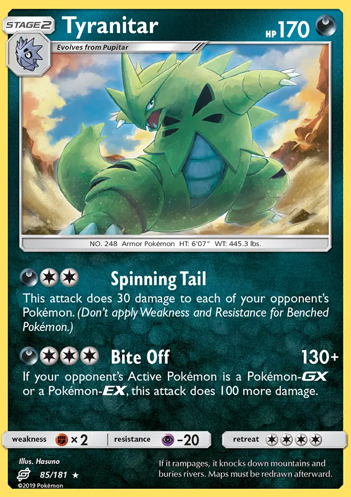 Tyranitar, Team Up #85
