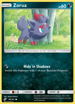 Zorua, Team Up #90/181