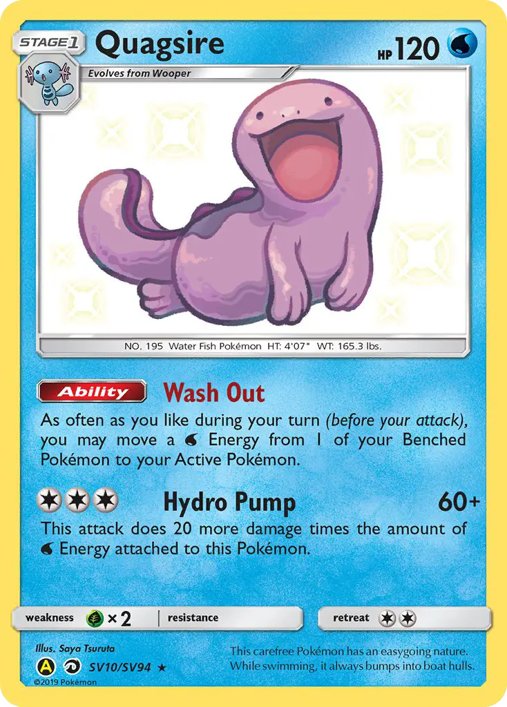 Quagsire, Hidden Fates Shiny Vault #SV10