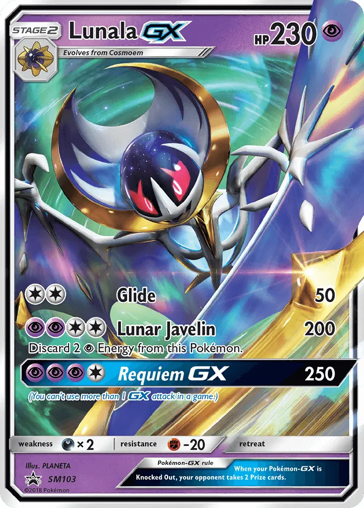 Lunala GX, SM Black Star Promos #SM103
