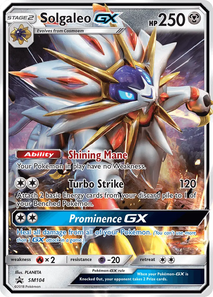 Solgaleo GX, SM Black Star Promos #SM104