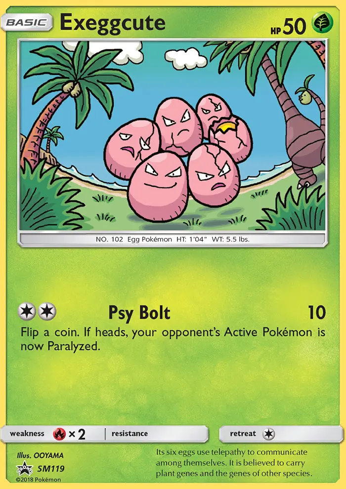 Exeggcute, SM Black Star Promos #SM119