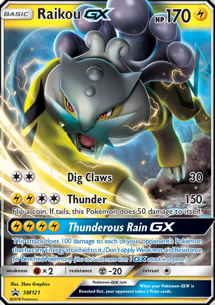 Raikou GX, SM Black Star Promos #SM121