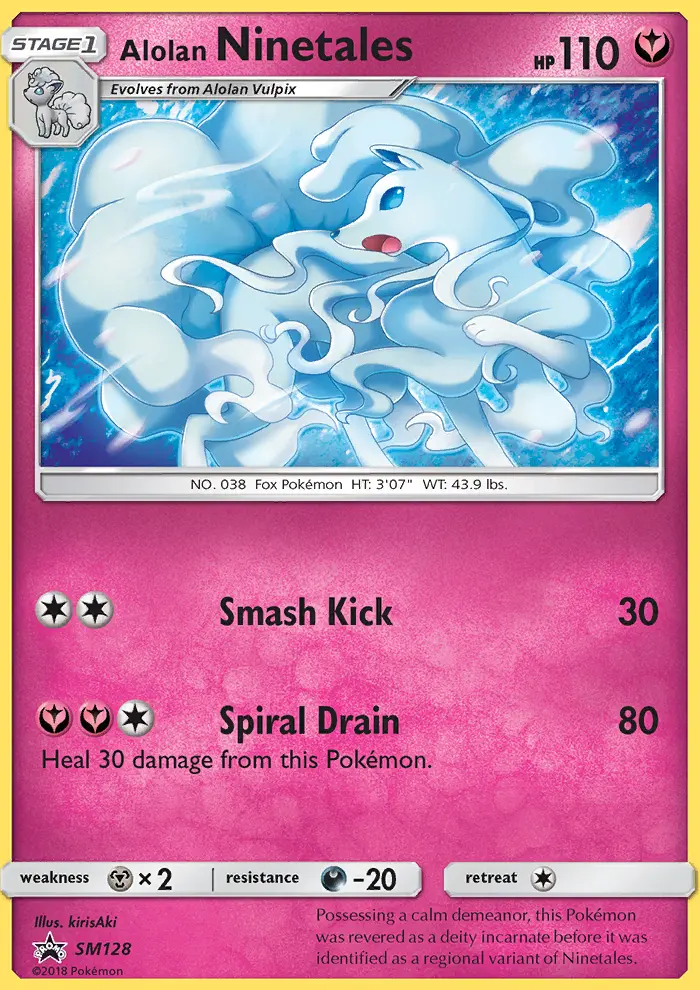 Alolan Ninetales, SM Black Star Promos #SM128