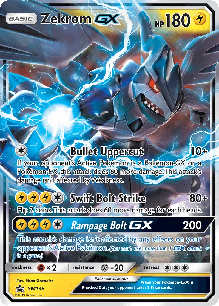 Zekrom GX, SM Black Star Promos #SM138