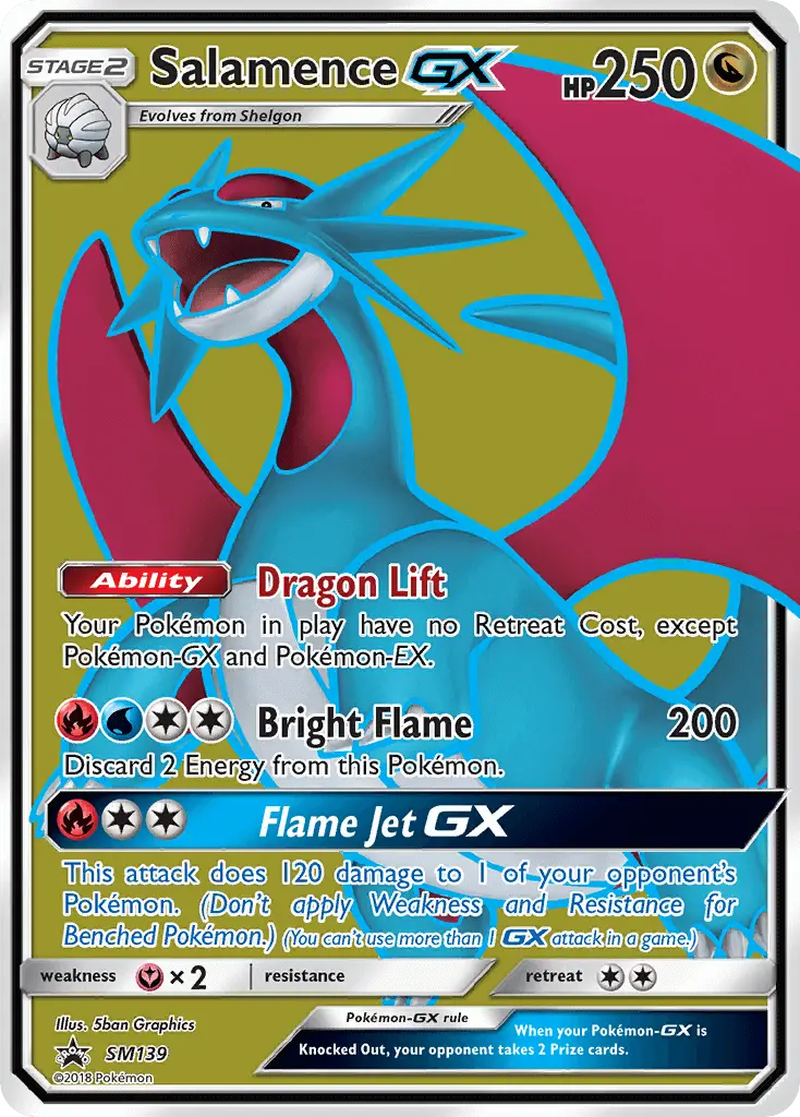 Salamence GX, SM Black Star Promos #SM139