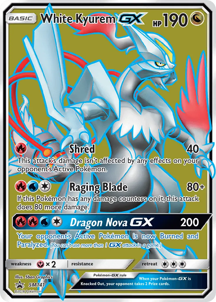 White Kyurem GX, SM Black Star Promos #SM141