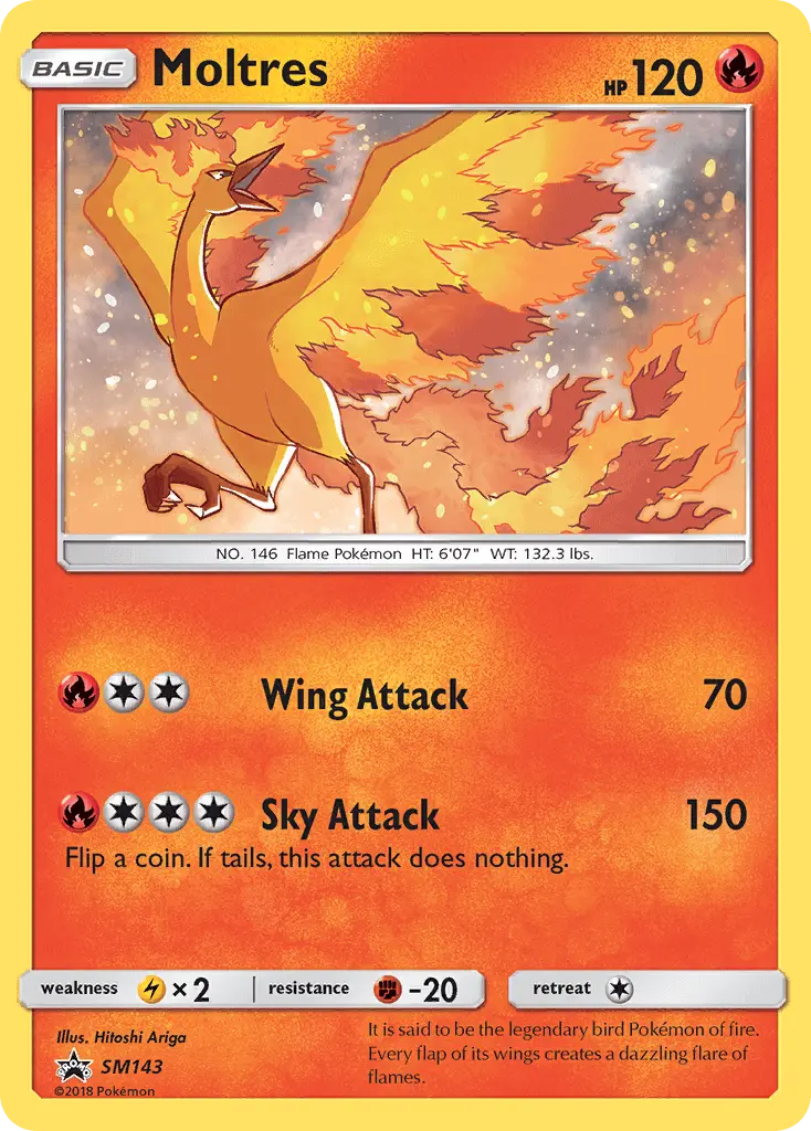 Moltres, SM Black Star Promos #SM143