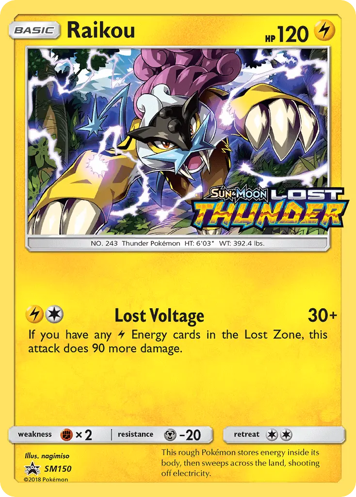 Raikou, SM Black Star Promos #SM150