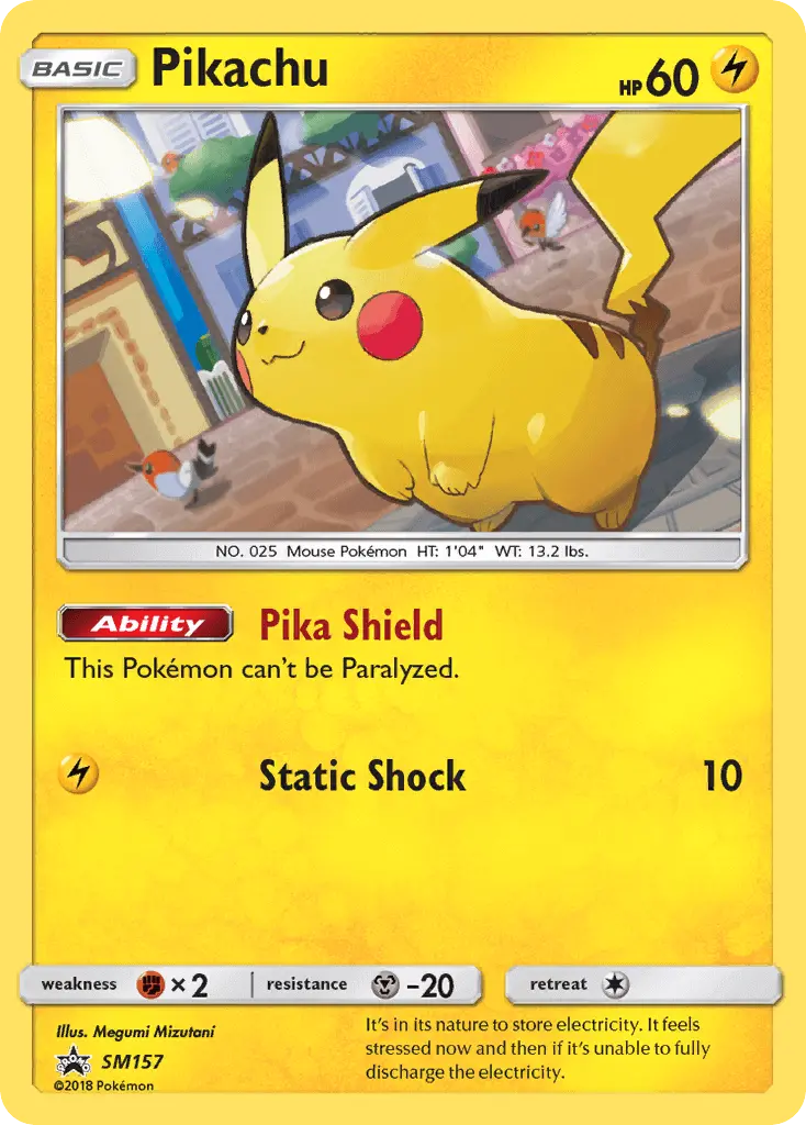 Pikachu, SM Black Star Promos #SM157