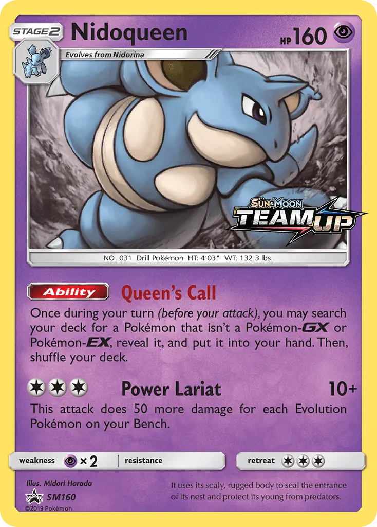 Nidoqueen, SM Black Star Promos #SM160