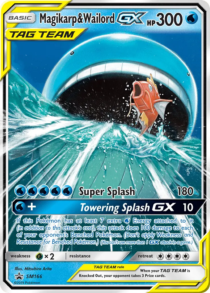 Magikarp & Wailord GX, SM Black Star Promos #SM166