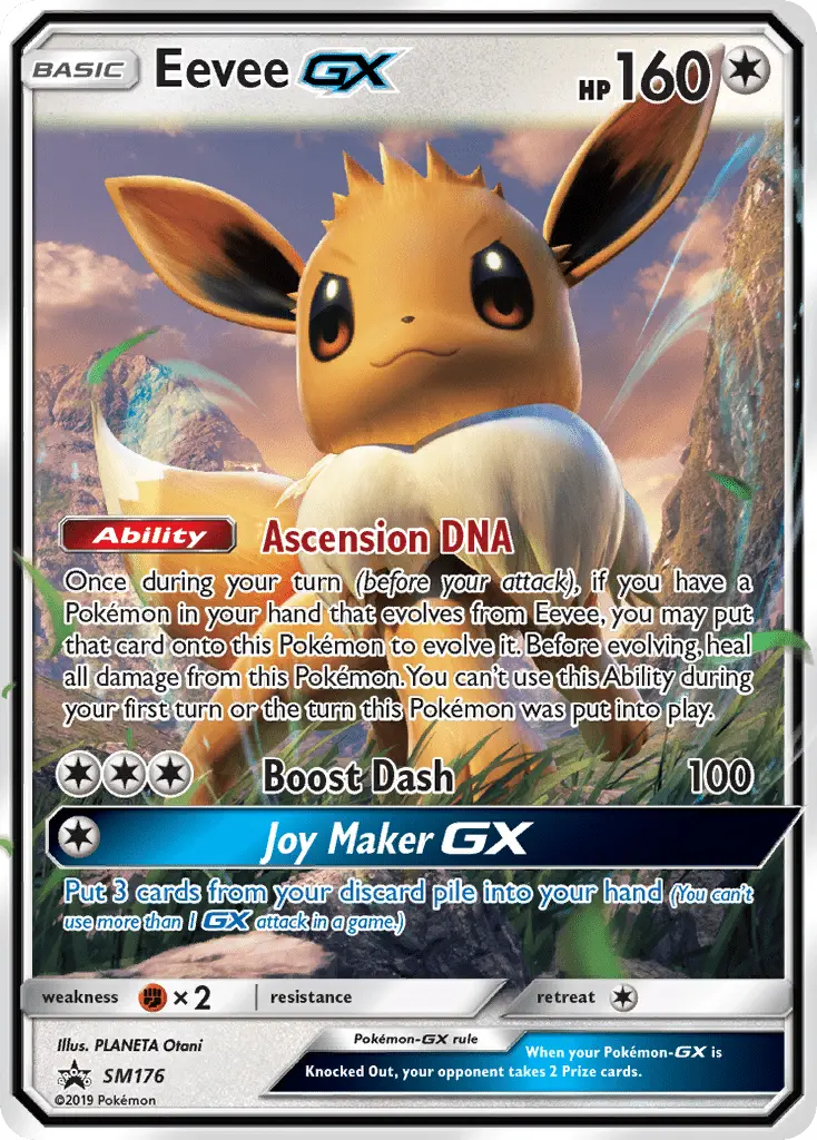 Eevee GX, SM Black Star Promos #SM176