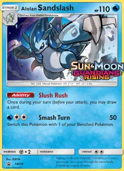 Alolan Sandslash, SM Black Star Promos #SM18