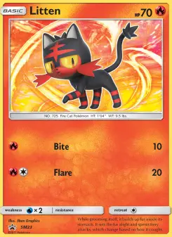 Litten, SM Black Star Promos #SM23