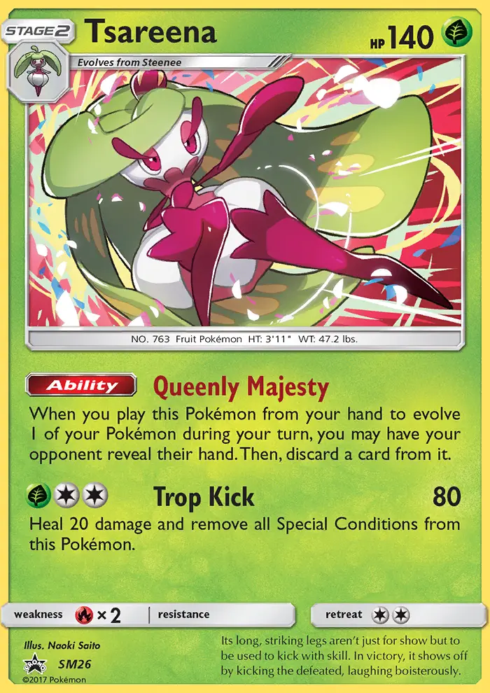 Tsareena, SM Black Star Promos #SM26