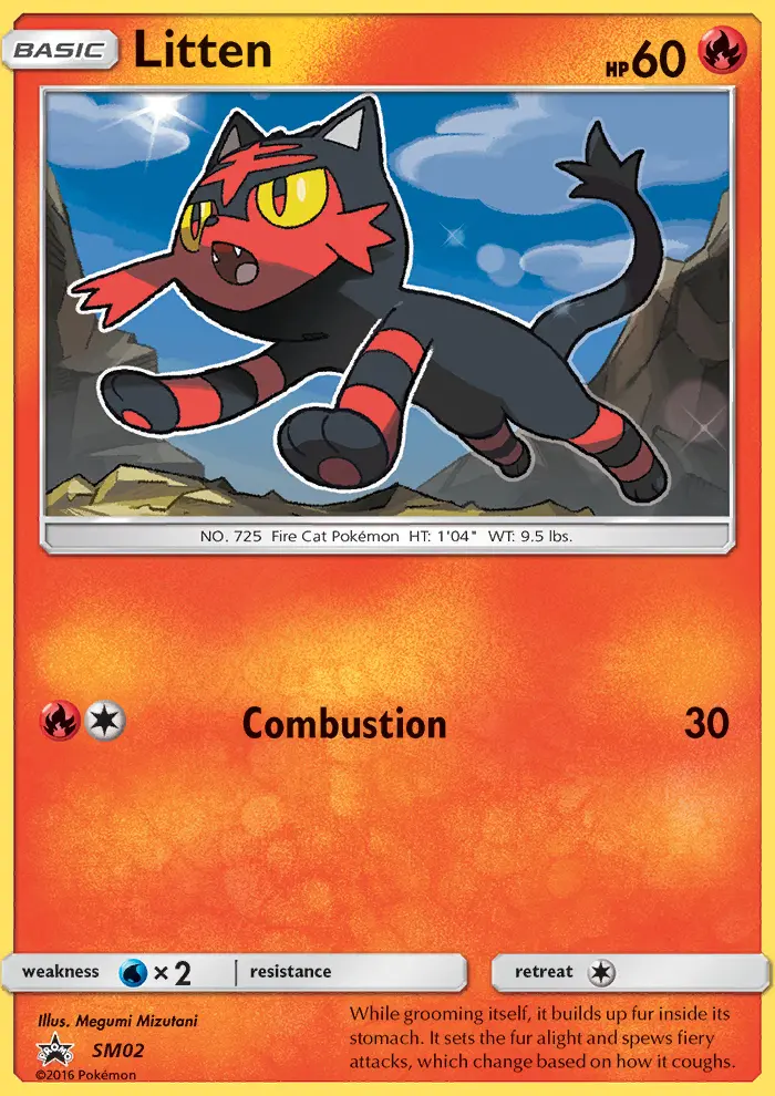 Litten, SM Black Star Promos #SM2
