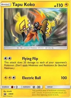 Tapu Koko, SM Black Star Promos #SM30