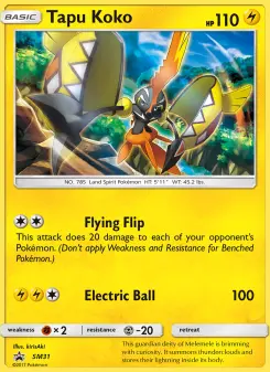 Tapu Koko, SM Black Star Promos #SM31