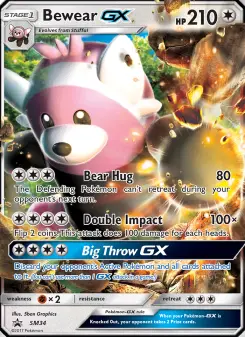 Bewear GX, SM Black Star Promos #SM34