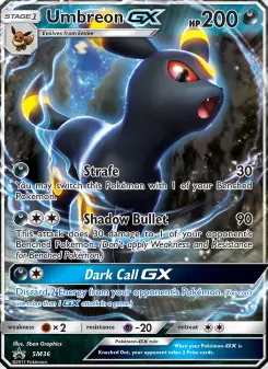 Umbreon GX, SM Black Star Promos #SM36